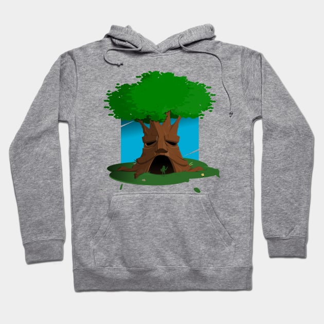 Journey to the tree Hoodie by vhzc